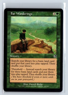 FAR WANDERINGS - Torment – MTG Magic the Gathering Card - Common - Image 1 of 4