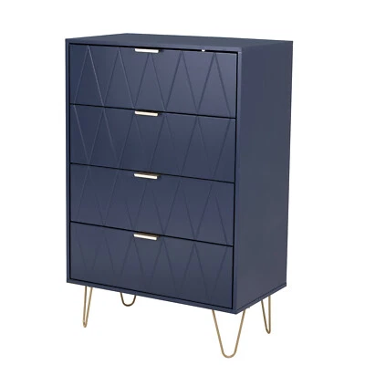 4 Drawer Dresser Storage Tower Organizer Unit for Bedroom Closet Entryway - Image 1 of 4