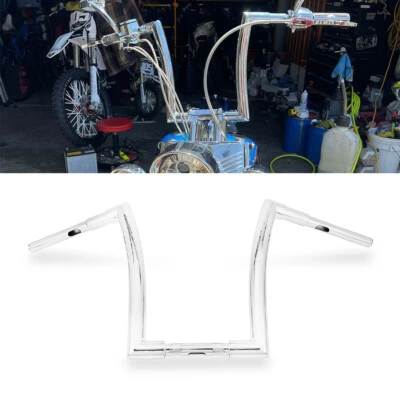 Manillar de 1-1/2" Rise Ape Hanger DNA MONSTER 12"" para Harley Road King Foto 1 de 4