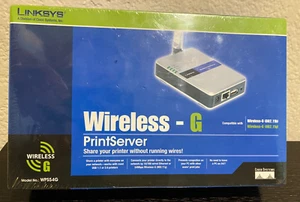 New Factory Sealed Linksys WPS54G Wireless G Print Server 54Mbps 802.11g - Picture 1 of 2