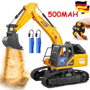 Ferngesteuerter Bagger Spielzeug RC Bagger mit Metall Schaufel Lichtern - Bild 1 von 14