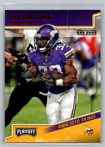 Carta calcio 2018 Panini Playoff Red Zone #120 Dalvin Cook Minnesota Vikings - Foto 1 di 2