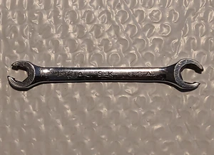 S-K TOOLS F1214, 3/8" x 7/16" LINE/FLARE - NUT WRENCH, 5" LONG *USA MADE* - Picture 1 of 9