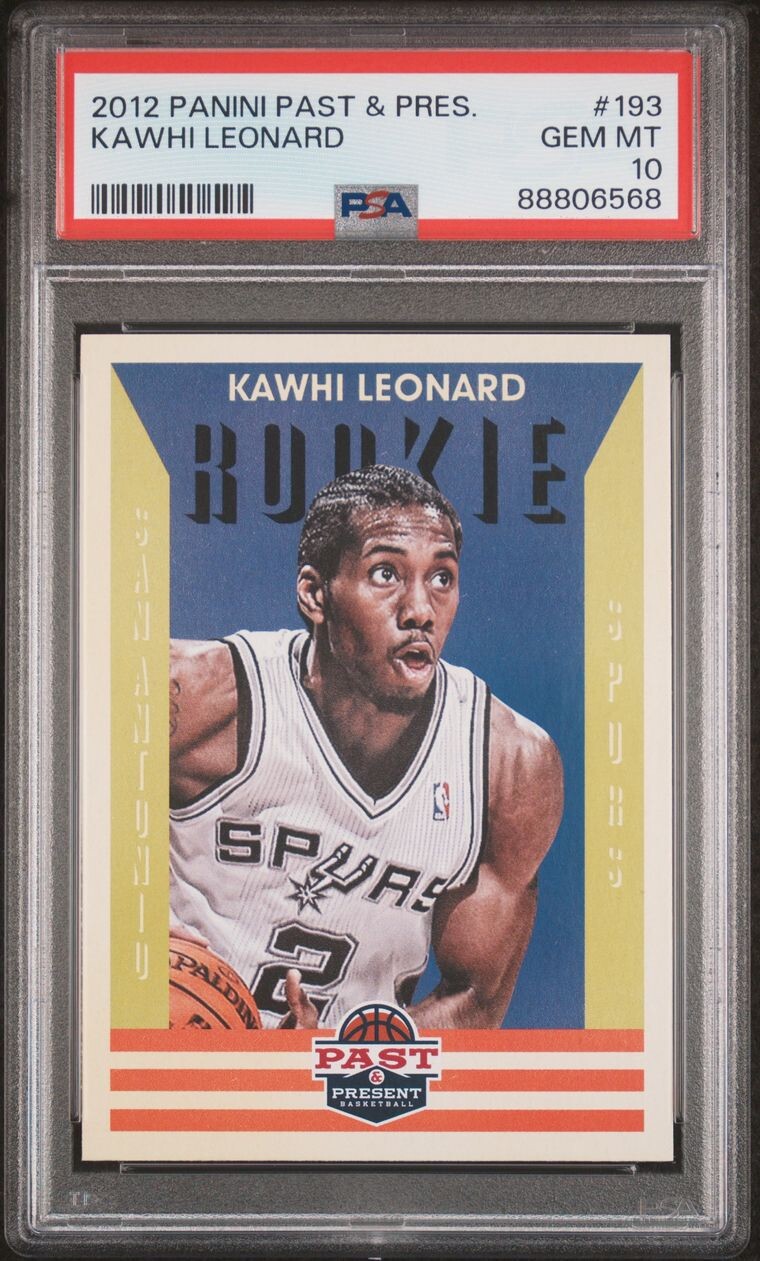 2012-13 Panini Past Present KAWHI LEONARD #193 RC Rookie PSA 10 GEM MINT