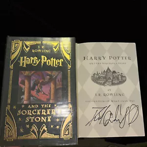 Daniel Radcliffe Signed Harry Potter Sorcerer’s Stone Collector’s Edition Book - Picture 1 of 11