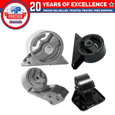 Engine Motor & Trans Mount Set for 1995-1996 Eagle Summit 1.5L for Manual 4PCS Foto 1 de 4