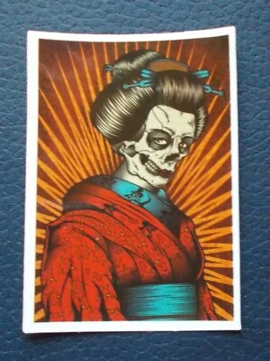 Sticker Decal " Mexican Skull Geisha " Gloss-Optics - Image 1 of 2