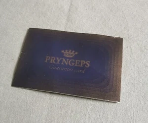 Pryngeps Vintage warranty papers booklet blank for any models newoldstock - Imagen 1 de 6