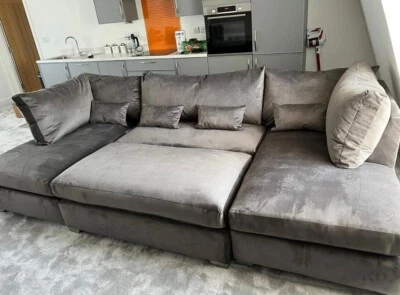 Cinema Sofa U Shape SALE PRICE Sofa L Shape New Corner Chaise Footstool