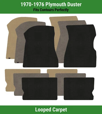 Alfombrillas de la fila delantera y trasera Lloyd Classic Loop para Plymouth Duster 1970-1976  Foto 1 de 4