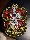 Harry Potter Iron On Sew Patch Gryffindor Lion Red Gold Hogwarts Wizard 