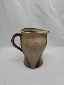 Unique Vintage Hand Thrown Pitcher Signed Salt Glaze - Picture 1 of 21