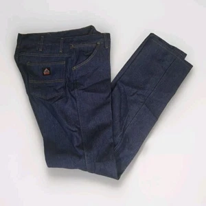 BULWARK FR Mens Blue Denim Fire Flame Resistant Work Jeans Size 32 X 36 PEJ2DD1 - Picture 1 of 4