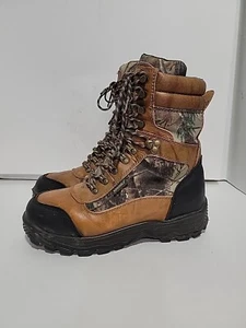 TREKKERS THINSULATE 800GRAM BROWN CAMO WATERPROOF HUNTING HIKING MEN'S 8M BOOTS - Picture 1 of 6