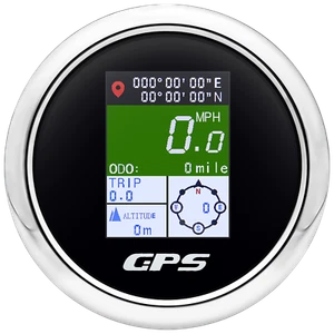 85mm Waterproof GPS Speedometer Odometer Gauge For Car Truck Motorcycle Boat - Picture 1 of 14