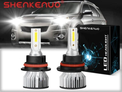For Chevy Equinox 2005-2009 6000K 2X 9007 LED Headlight High/Low Beam Bulbs Kit - Image 1 of 4