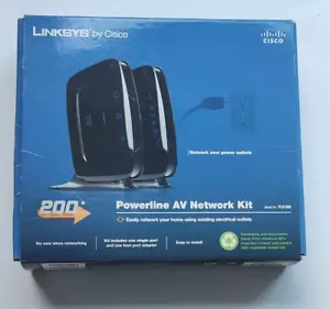 Cisco Linksys PLK300 200Mbps Powerline AV Network Kit - Picture 1 of 4