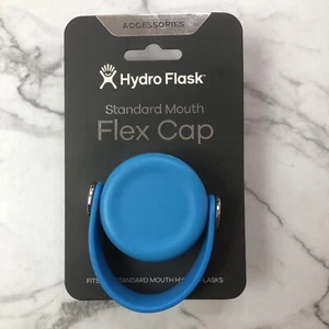 Hydro Flask Bottle Standard Mouth Flex Cap Replacement in Pacific Blue OEM New - Picture 1 of 8