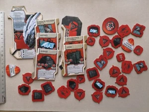 LOT DE PIONS ET CARTES EN FRANCAIS CRY HAVOC /EDGE G690 - Imagen 1 de 1