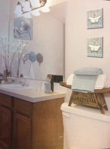 Französische Wanne Wanddeko Plagen (2er Set) - Bild 1 von 6