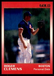1991 STAR GOLD - #72 ROGER CLEMENS BOSTON RED SOX