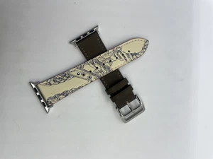 Luksusowy skórzany pasek do zegarka • Kompatybilny z Apple Watch • Pasuje do serii 42-44 mm - Zdjęcie 1 z 2