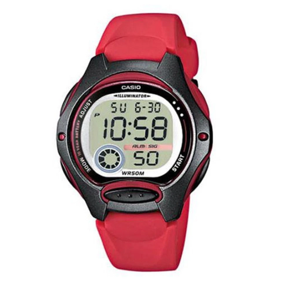 Authentic Casio Ladies Kids Digital Alarm Dual Time Watch Lw200 Lw-200 Lw-200-4a