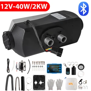 Calefacción diésel 2KW 12V calefacción auxiliar calentador de aire LCD Air Heater coche con Bluetooth - Imagen 1 de 13