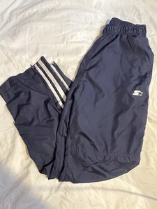 Vintage 90's-Y2K Starter Blue Warm-Up Pants Youth Sz. 10/12 - Picture 1 of 4
