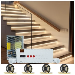 AUTUNEER Stair Lights Motion Sensor Indoor, Led Step Lights 16 Stairs 40 Inch... - Picture 1 of 6