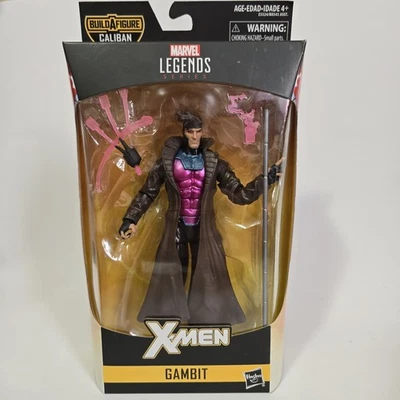 X Men Marvel Legends Gambit 6” Action Figure - Caliban BAF Wave Complete  - Image 1 of 4