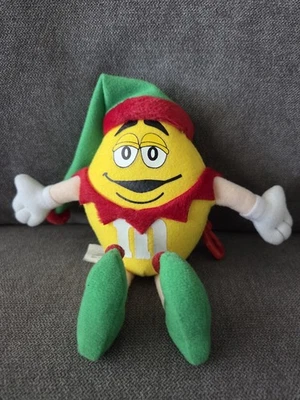 Llavero de Peluche M&M Amarillo Caramelo Navidad Elfo 2004 Galería Coleccionable De Colección Foto 1 de 4