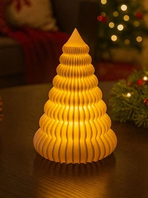 Christmas Ribbed LED Christmas Tree - Image 1 of 4