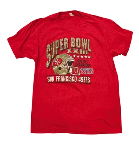 Vintage 1988 San Francisco 49ers Shirt Mens Large NFL Football Super Bowl XXIII - Picture 1 of 5