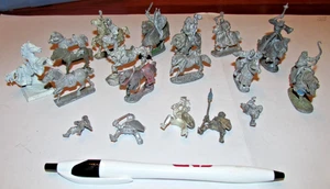 Vintage Fantasy Lot AD&D Metal Miniatures Ral Partha Grenadier HORSE, RIDER - Picture 1 of 5