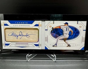 Folleto National Treasures Roger Clemens Cut Signatures 2021 4/15 - Imagen 1 de 2