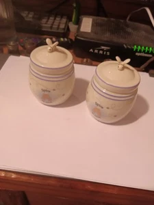 Vintage Lenox, Disney Winnie Puuh Gewürzgläser Knoblauch und Ingwer - Bild 1 von 12