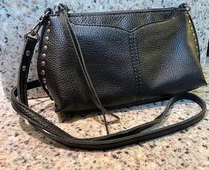 THE SAK GELDBÖRSE HANDTASCHE Silverlake 3 in 1 Crossbody Top Reißverschluss SCHWARZ LEDER - Bild 1 von 10