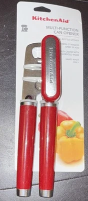 KitchenAid Abridor de Latas, Rojo, Multifunción Alto Carbono Inoxidable-Nuevo Foto 1 de 3