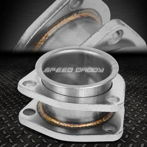 2" X 2.5" ENTRADA 3 PERNOS ACERO S CATBACK SILENCIADOR ESCAPE BRIDA ADAPTADOR EXTENSIÓN - Imagen 1 de 4