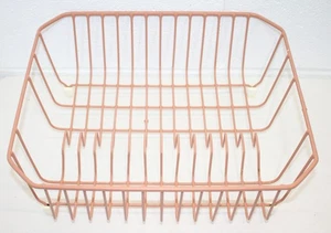Verdadero estante de goteo de secado de platos de alambre de metal recubierto Rubbermaid de colección malva 12,5 x 14 - Imagen 1 de 15