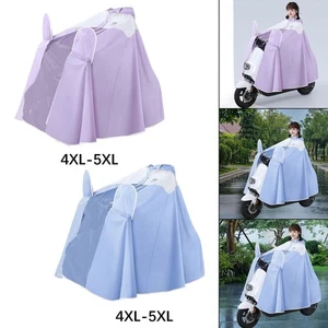 Motorcycle Raincoat Full Body Waterproof Rain Coat Outdoors Thickened Unisex - Picture 1 of 25