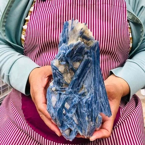 3.25LB Rare Natural Blue Kyanite Crystal Quartz Rough Mineral Specimen Healing - Picture 1 of 17