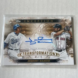 2024 Topps Inception Béisbol Johnny Damon Transformación Automático/75 Medias Rojas - Imagen 1 de 2
