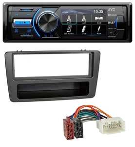 JVC Bluetooth MP3 USB DAB Autoradio für Honda Civic 01-03 man. Klima anthrazit - Bild 1 von 9