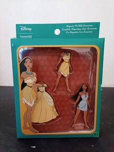 Disney Loungefly Pocahontas Interchangeable Magnetic Paper Doll Dress Enamel Pin - Picture 1 of 1