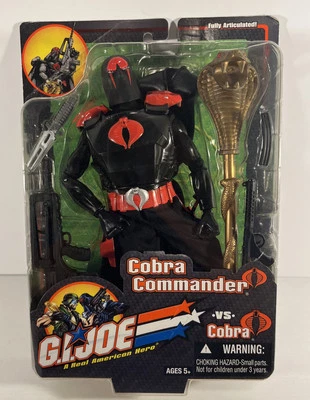 G.I. Joe Cobra Commander Black suit  12’’ Action Figure - Image 1 of 4