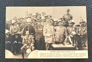 CARTOLINA GUERRA DI LIBIA TRIBUNALE MILITARE SOLDATI UFFICIALI DIVISE UNIFORMI - Foto 1 di 2