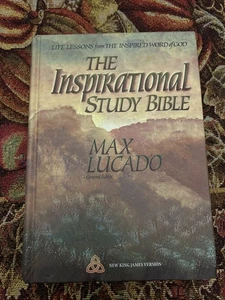 The Inspirational Study Bible By Max Lucado 1995  - Foto 1 di 7