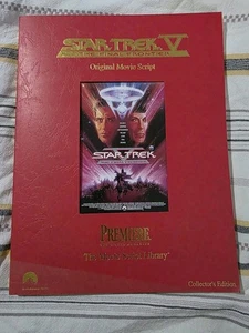 Star Trek V The Final Frontier Original Filmskript - Erstdruck  - Bild 1 von 7